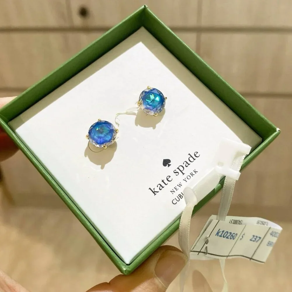 kate spade Boxed Sapphire Bright Ideas Studs/NWT